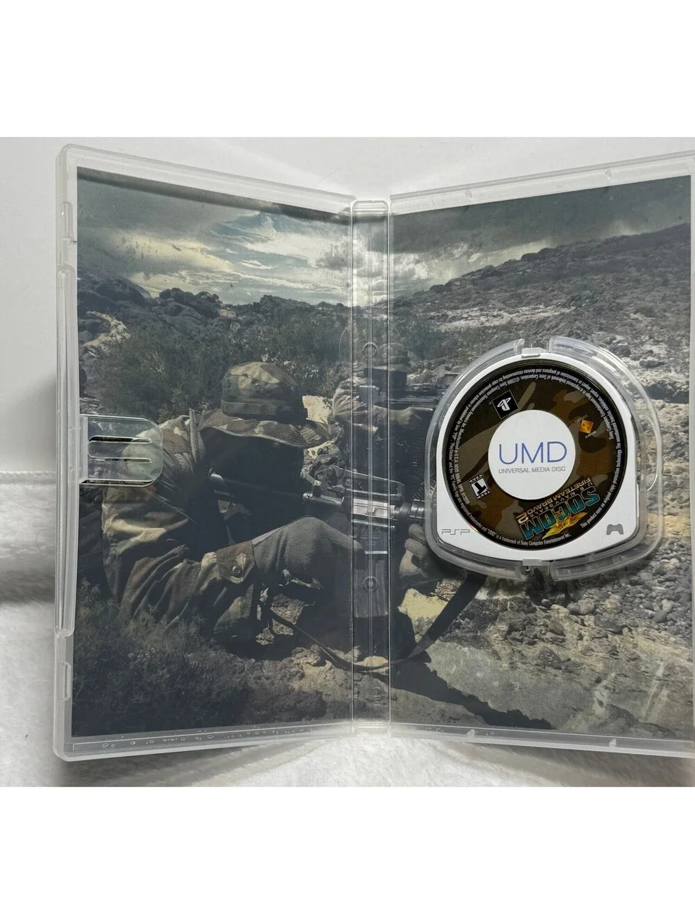 SOCOM U.S. Navy SEALs Fireteam Bravo 2 PSP Complete CIB UMD Game